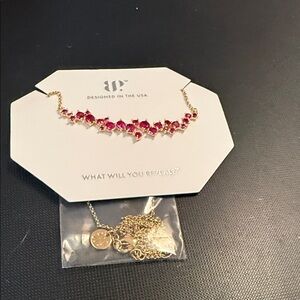 Dazzling Gold and Red Necklace by Kendra Scott